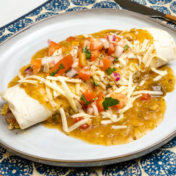 Stinkin’ Good Green Chile Breakfast Burrito
