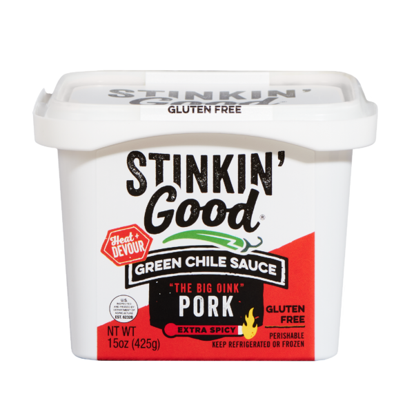 Pork Green Chile Hot / 15 Ounce / 6 Pack